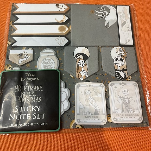 Disney The Nightmare Before Christmas Sticky Note Set - Black, Gray, White - Picture 9 of 9